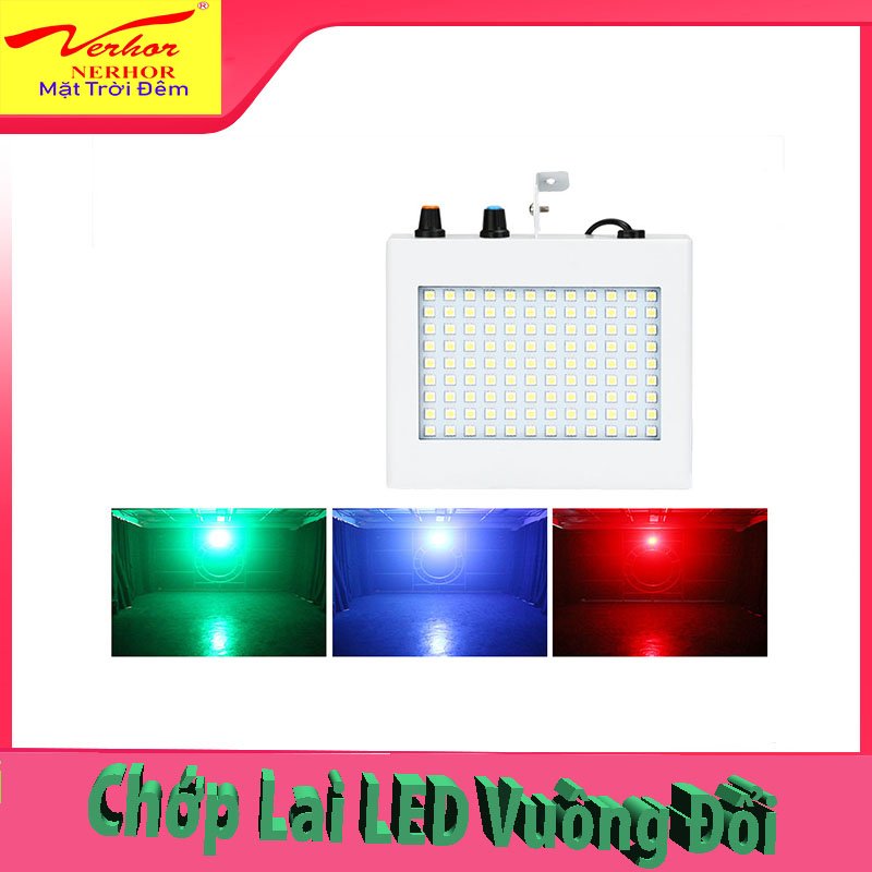 Đèn Chớp Lai Vuông 7 Màu