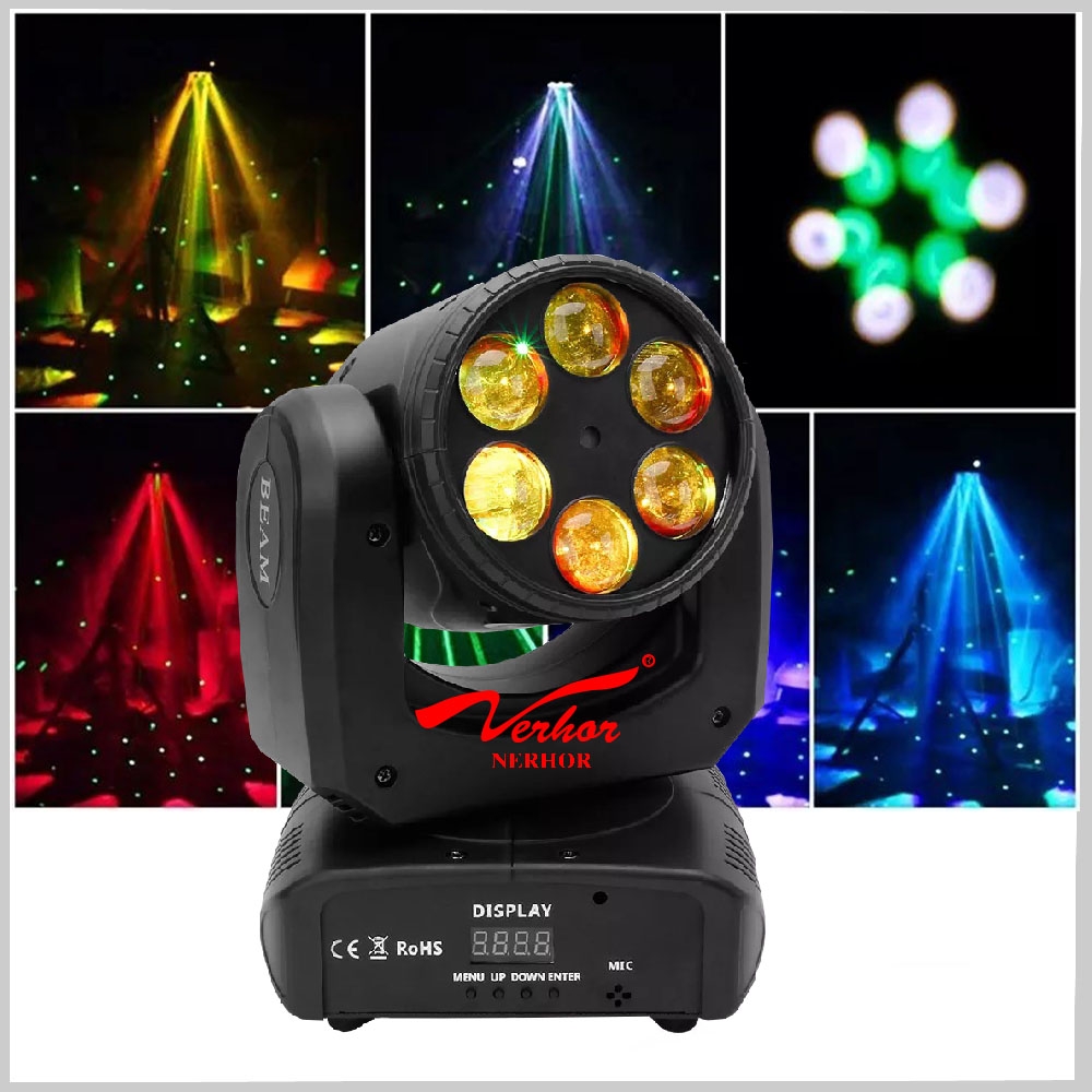 Đèn Moving Laser Tạo Luồng 6 Mắt NE 907