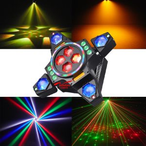 Đèn Moving 4 cánh 5in 2 Mắt laser ,NE 224