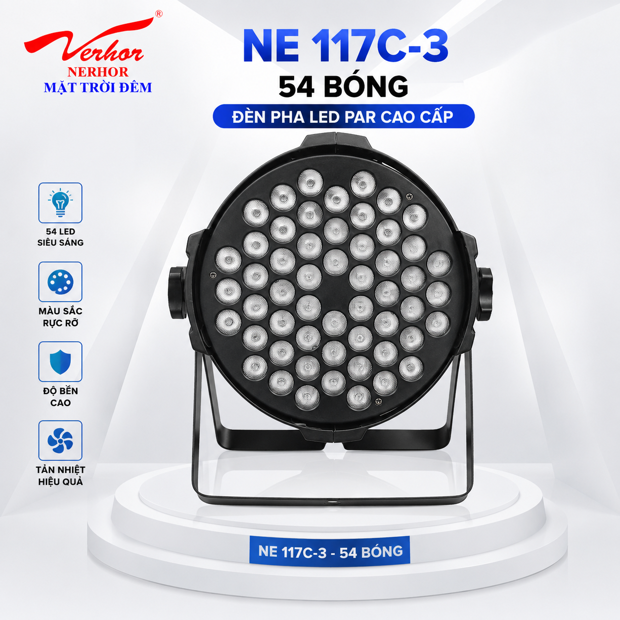 ĐÈN PHA LED 54 × 3W NE 117C-3 NERHOR