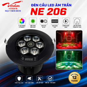 Đèn Laser mắt ong LED âm trần NE 206
