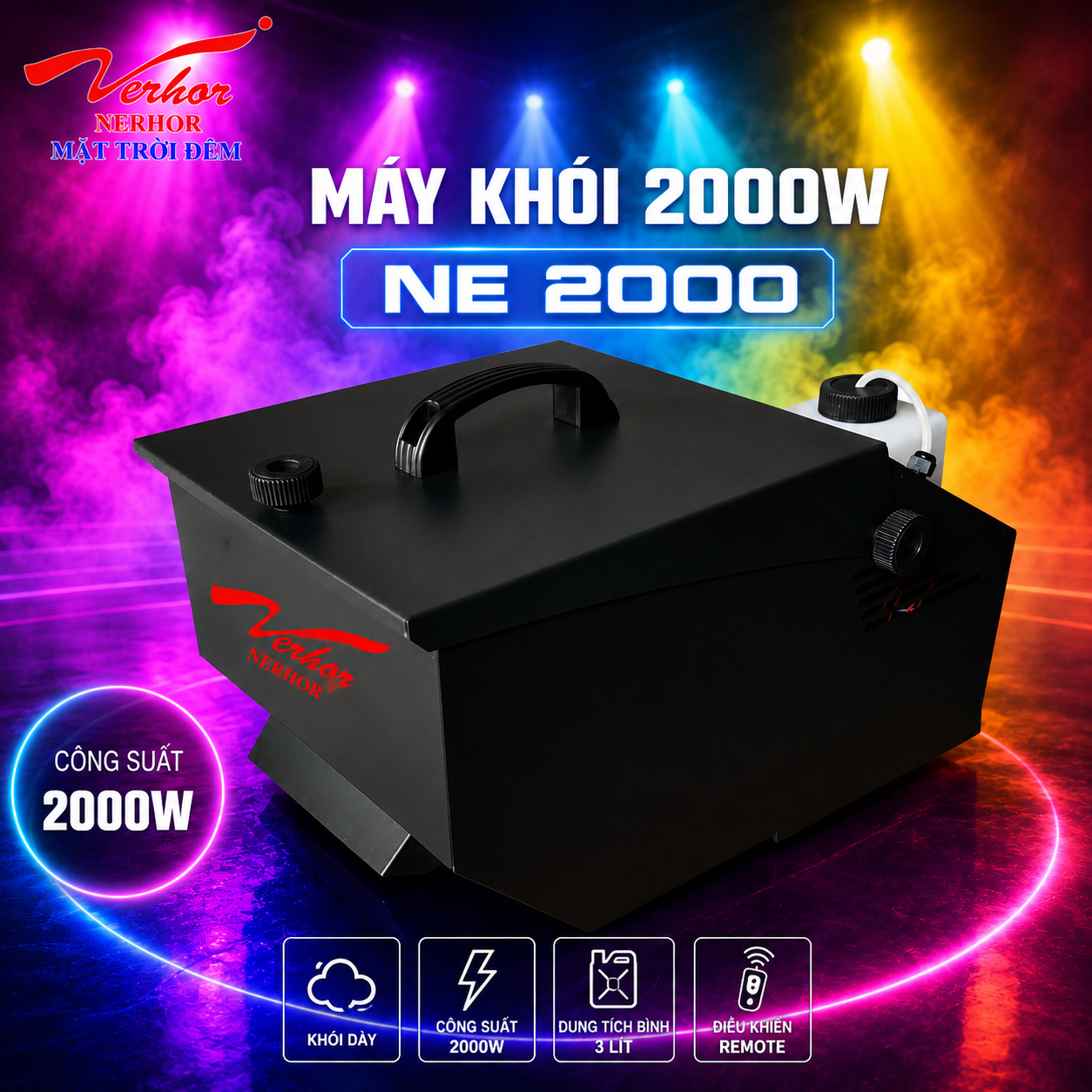 Máy phun khói lạnh NERHOR NE 2000 – Công suất 2000W