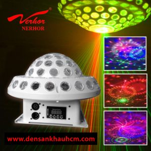 Cầu Led Đĩa Bay Laser Cảm Ứng NE 182D